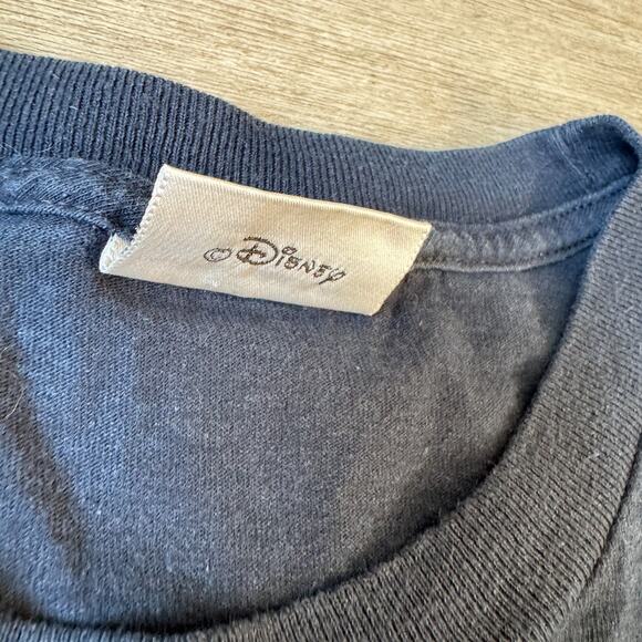 Y2K Walt Disney World Shirt Stitch Goofy Mickey Script Adult XXL Blue Short Slve - Picture 6 of 6